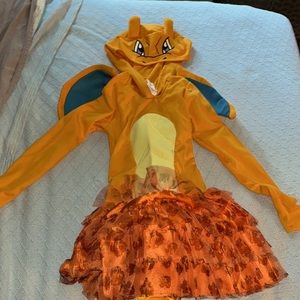 Girls pokemon Charmander costume